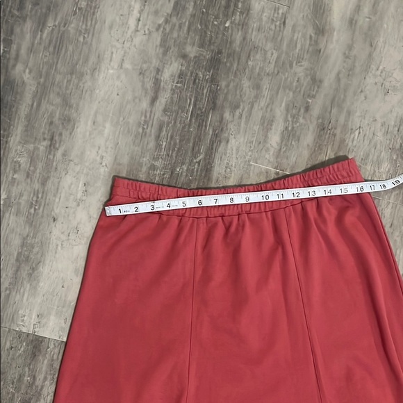 Peruvian Connection Burnt Red Midi A-Line Skirt Size XL - Picture 6 of 6